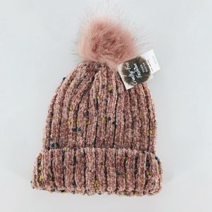 Pom Pom Beanie Pink